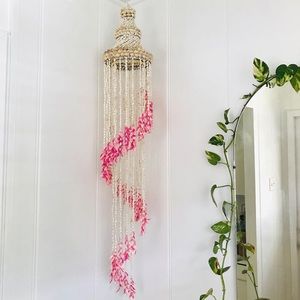 Pink Shell Chandelier 💕